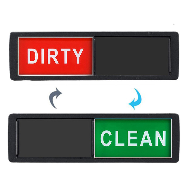 Dishwasher Clean Dirty Sign Indicator Universal Kitchen Dish